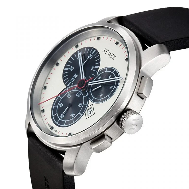 XEMEX Piccadilly Men’s Watch Chronopraph Ref. 088 Stainless Steel Swiss Made