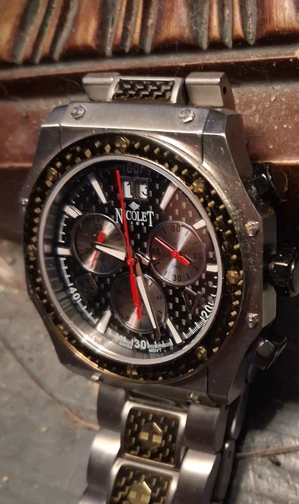Nicolet 1886 Automatic Date Swiss Chronograph