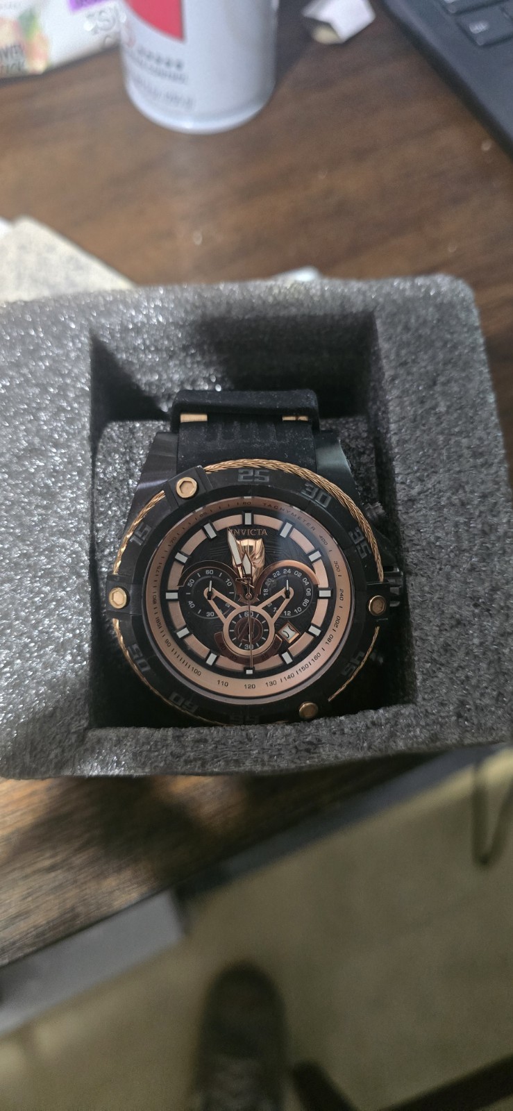 Invicta Marvel Black Panther Stainless 52mm Chrono Watch 36611 le 039/3000