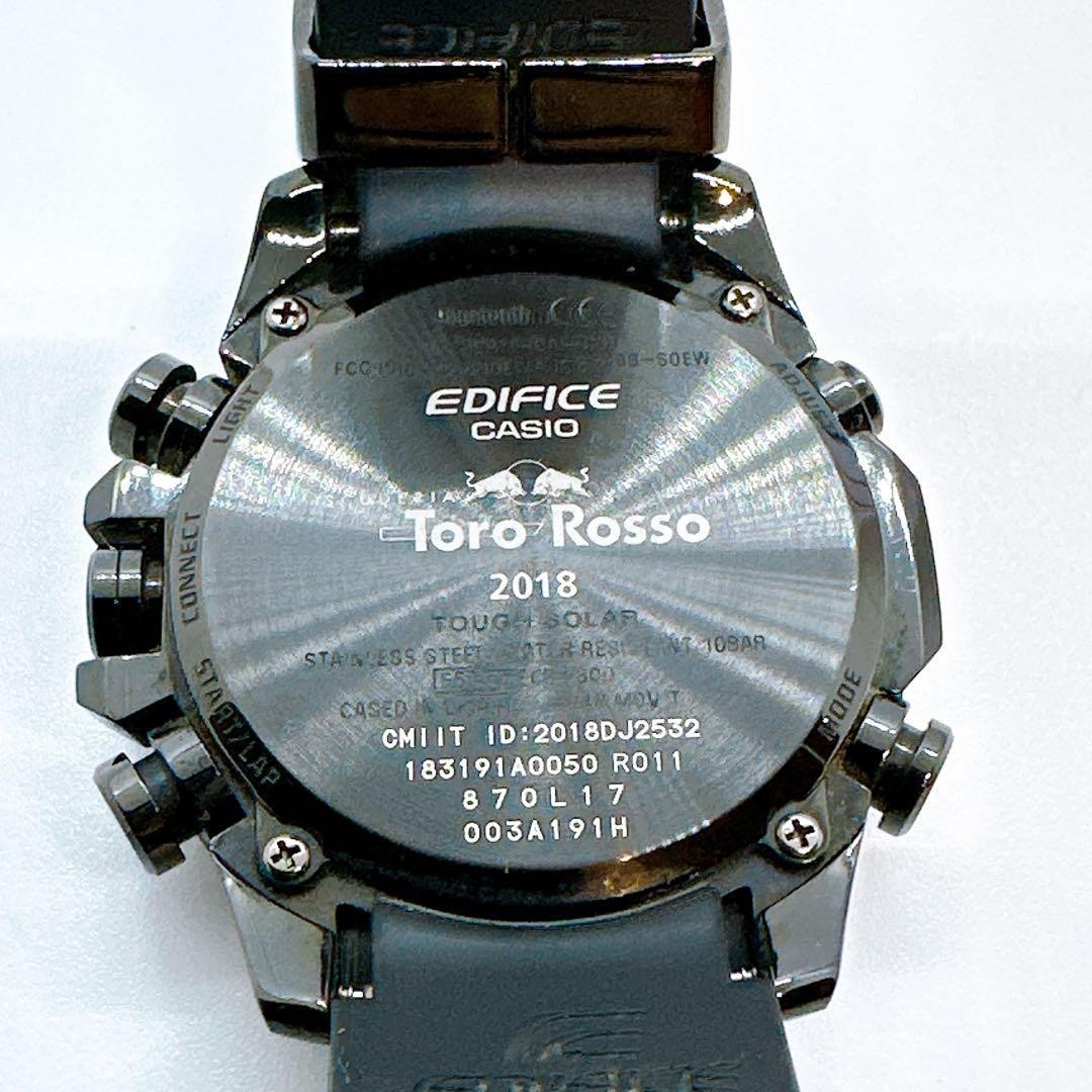 Limited CASIO EDIFICE ECB 800 F1 Collaboration Scuderia Toro Rosso Men s Watch T