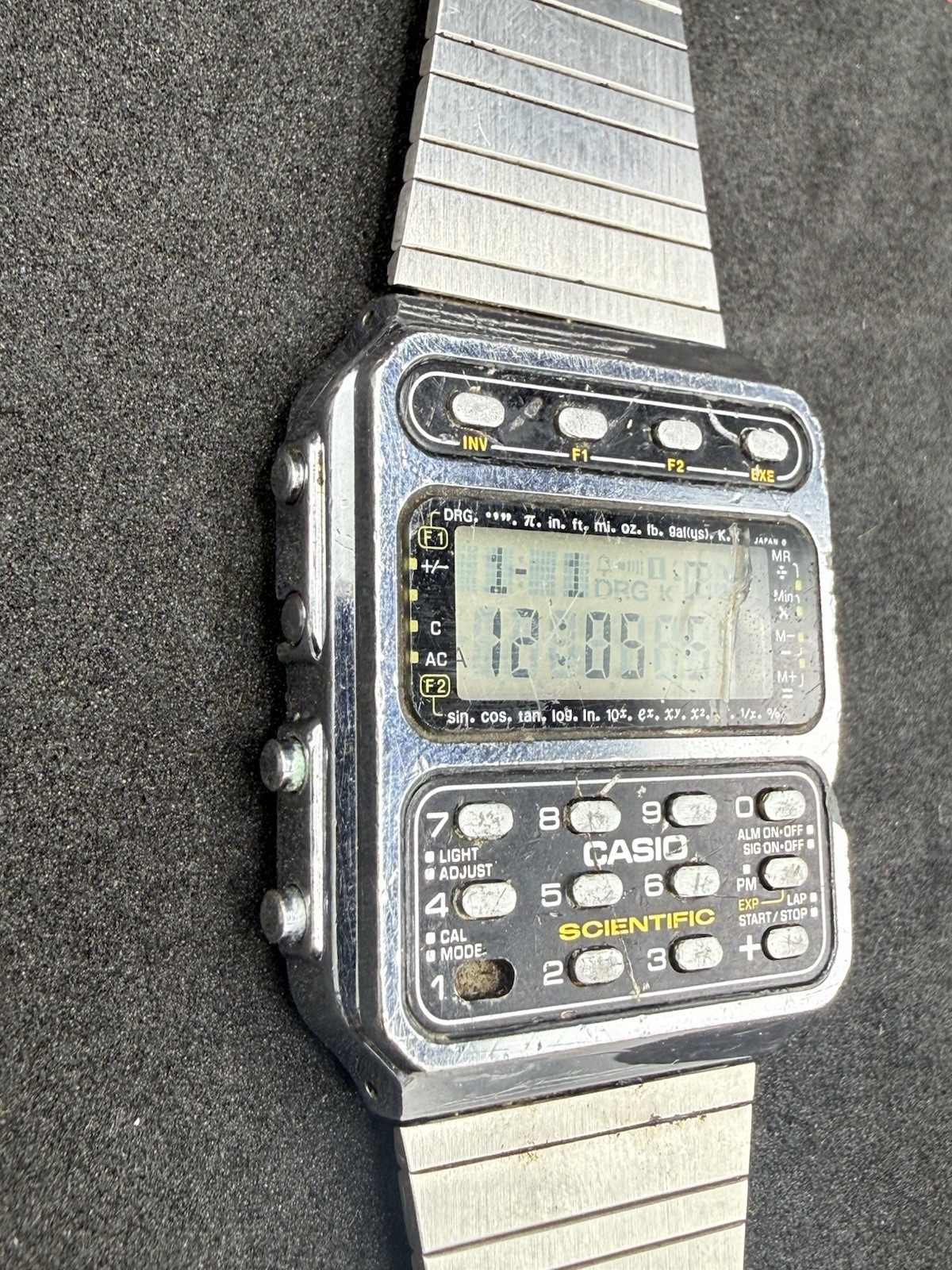 Casio CFX-200 Scientific Calculator Vintage Digital Watch Rare 1980s