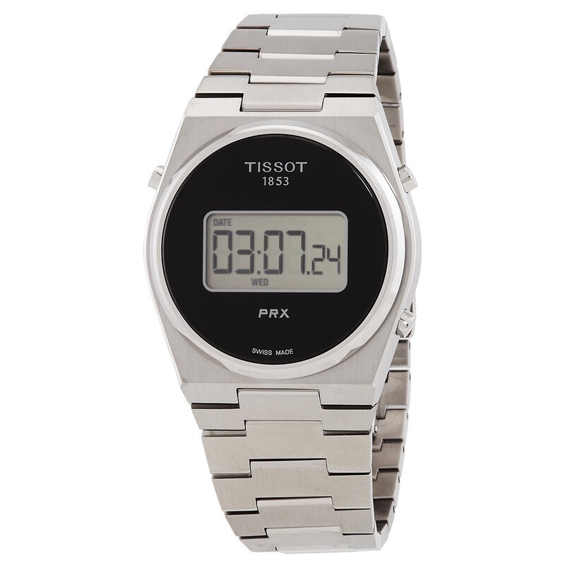 Tissot PRX Quartz Digital LCD Black Dial Men’s Watch 40mm Brand New and Unworn.