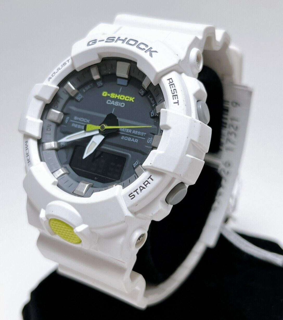 Casio G-Shock GA-800 5535 Men’s WristWatch WHITE Analog & Digital