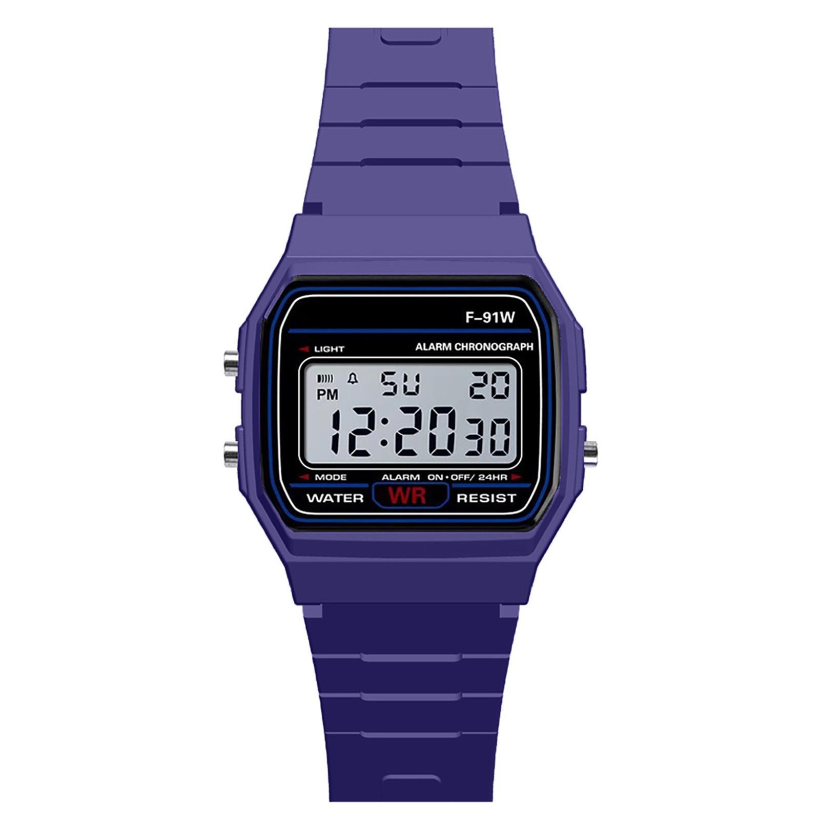 F 91W Classic Digital Resin Strap Watch Stopwatch Chronograph Sport Unisex Men