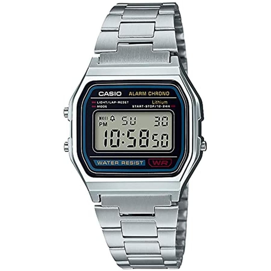 Casio A158WA-1JH Classic Standard Chronograph Watch Alarm Date JPN