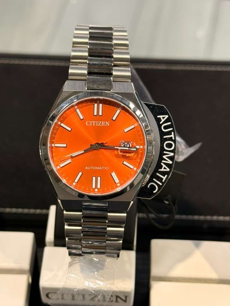 Citizen Tsuyosa Automatic Orange Dial Men’s Watch NJ0151-53Z