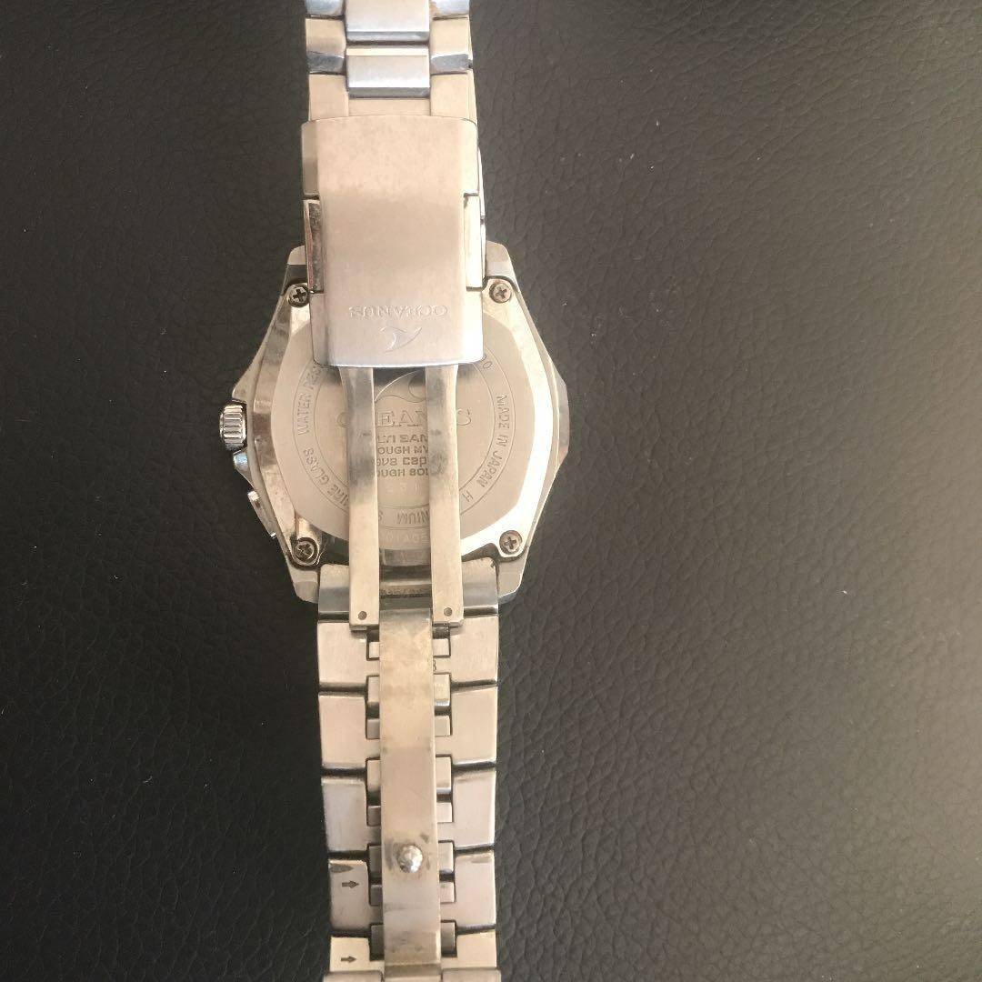 CASIO OCEANUS OCW-S100-7AJF Titanium Multiband 6 Solar Radio White Dial Watch JP