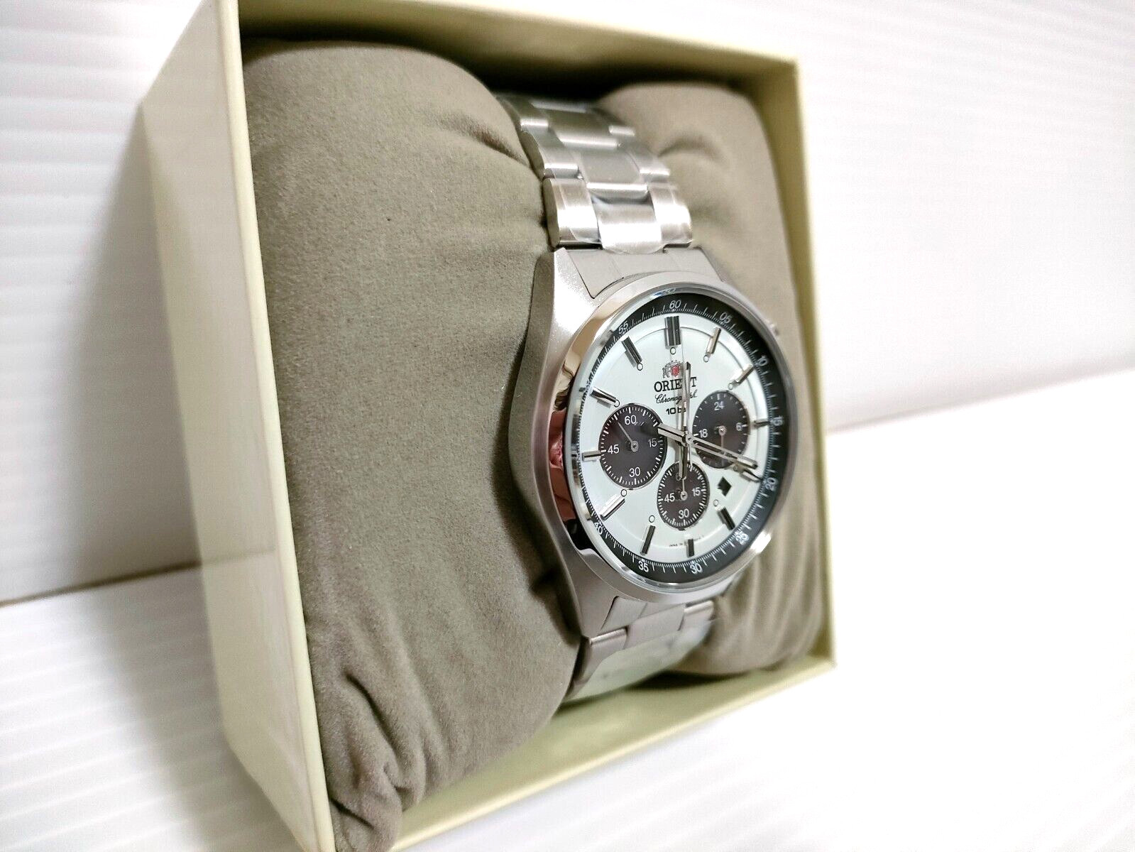 ORIENT Men’s watch NEO 70’s neo-Seventies SOLAR PANDA milky white WV0041TX Japan