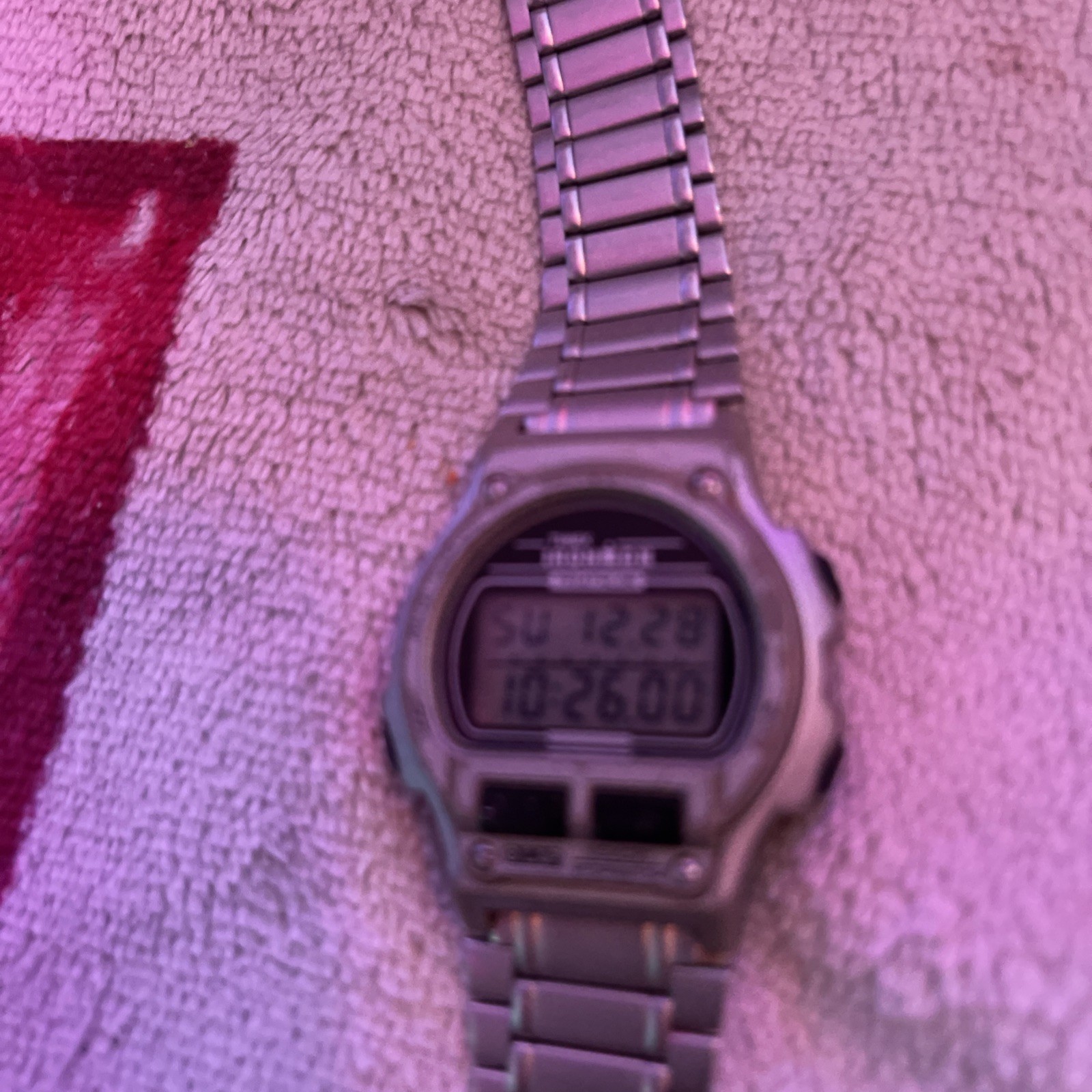 Vintage Timex Women/unisex Ironman Triathlon Indiglo 90’s Digital 8 Lap Watch