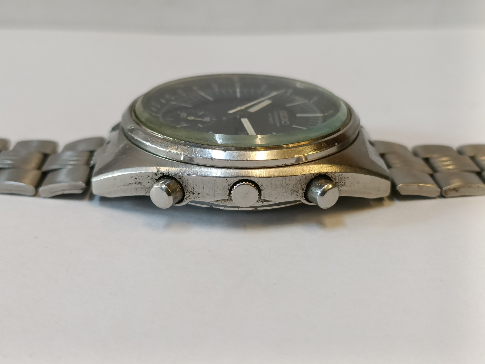 SEIKO CHRONOGRAPH AUTOMATIC BLUE DIAL 6139-7070 JAPAN MEN’S WORKING CONDITION