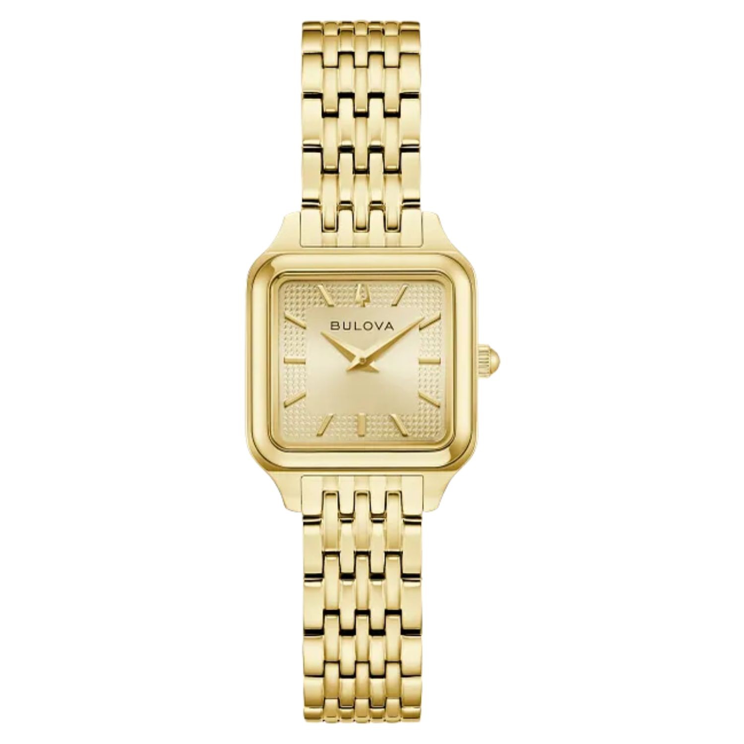 Bulova Women’s Sutton Gold Dial Watch – 97L191