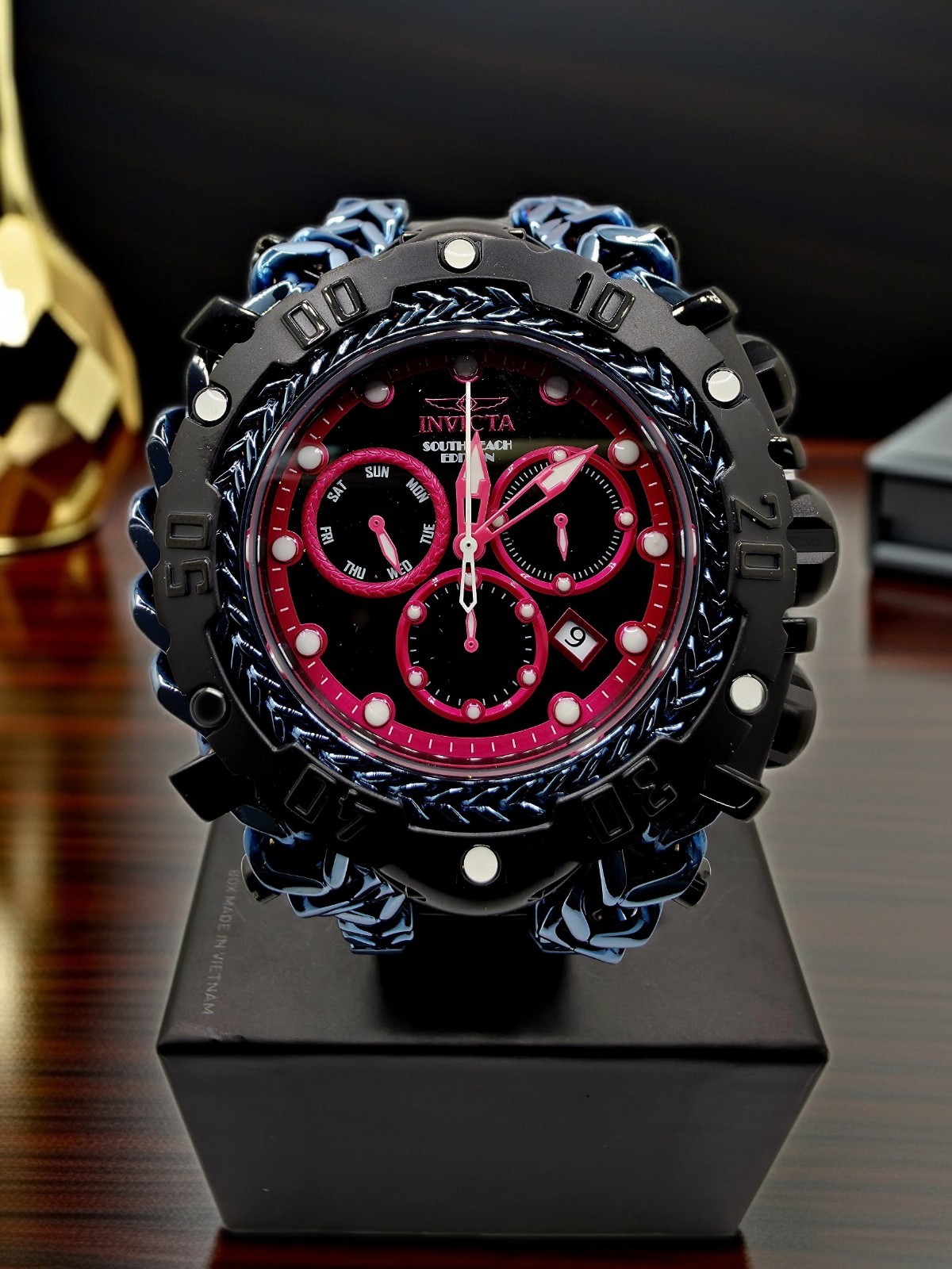 🔥🔥🔥INVICTA GLADIATOR SOUTH BEACH SWISS RONDAZ60 CALIBER 58.3MM ICE BLUE🔥🔥🔥