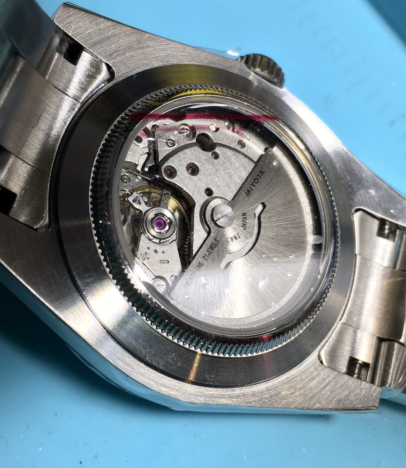 CORGEUT 3 6 9 DIAL 39MM TURQUOISE EXPLORE MIYOTA 8215 AUTO SAPPHIRE STAINLESS