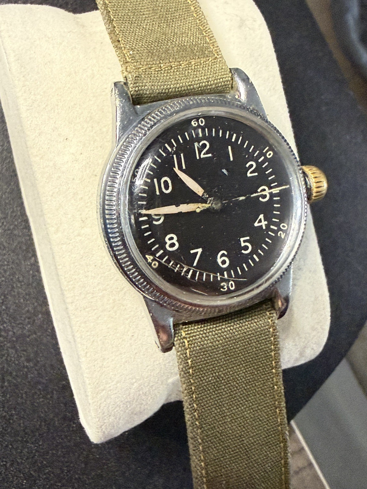 Vintage Waltham A-11 WW2 U.S. Military Issue Wrist Watch – SERVICED