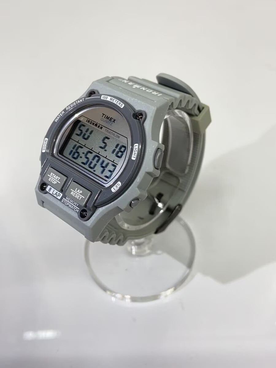 TIMEX TW5M54500 IRONMAN 8 LAP Unisex Resin Belt Genuine Very Good – Fast Ship!!