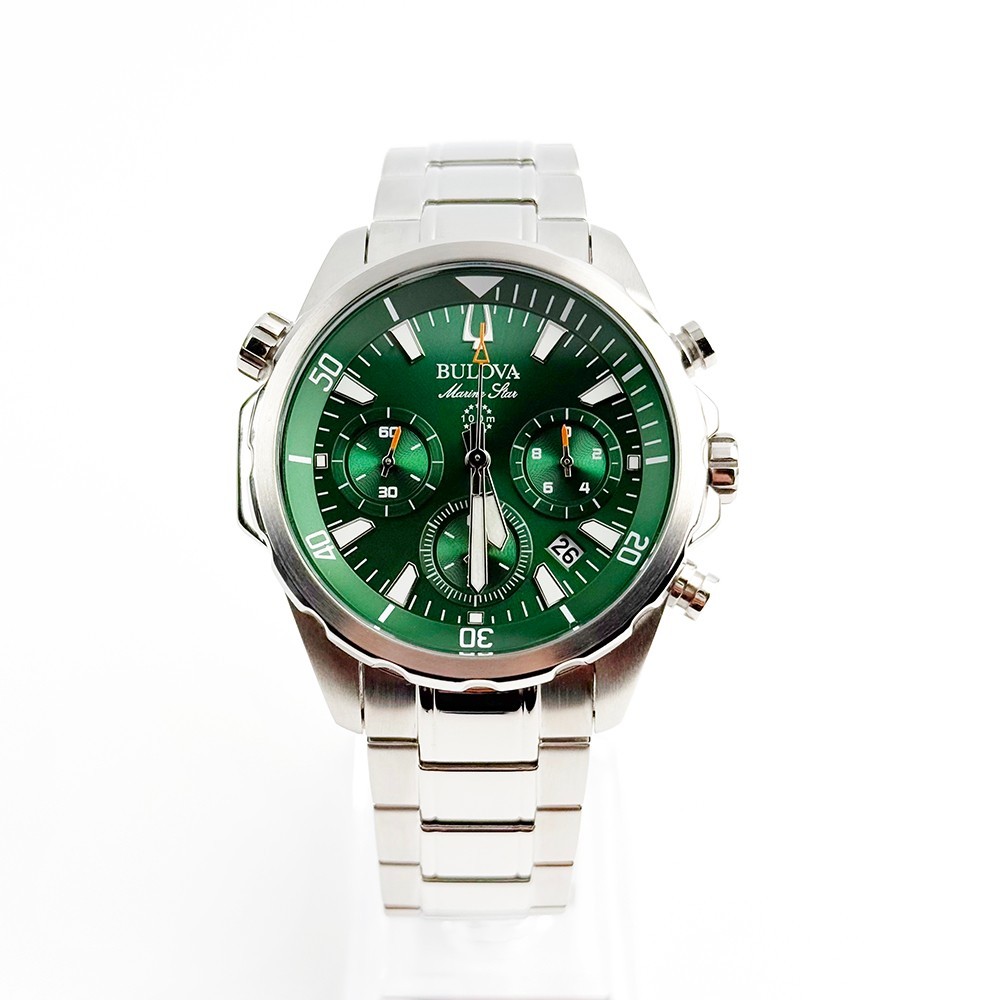 Bulova 96B396 Marine Star Watch Stainless Steel Calendar Six-Hand Chronograph