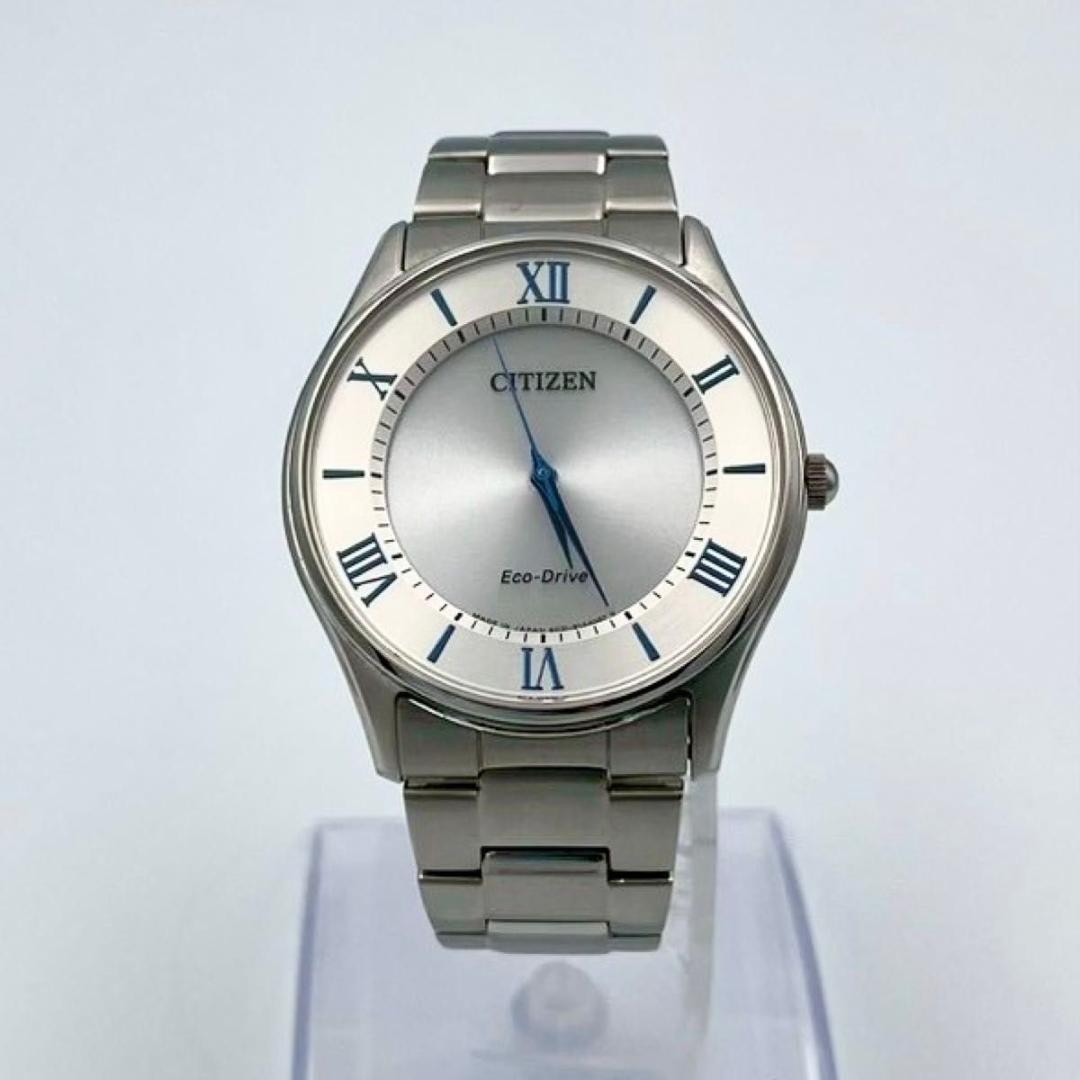 236 CITIZEN Eco-Drive Solar Watch, Round, Men’s, 3 Hands 【USED】