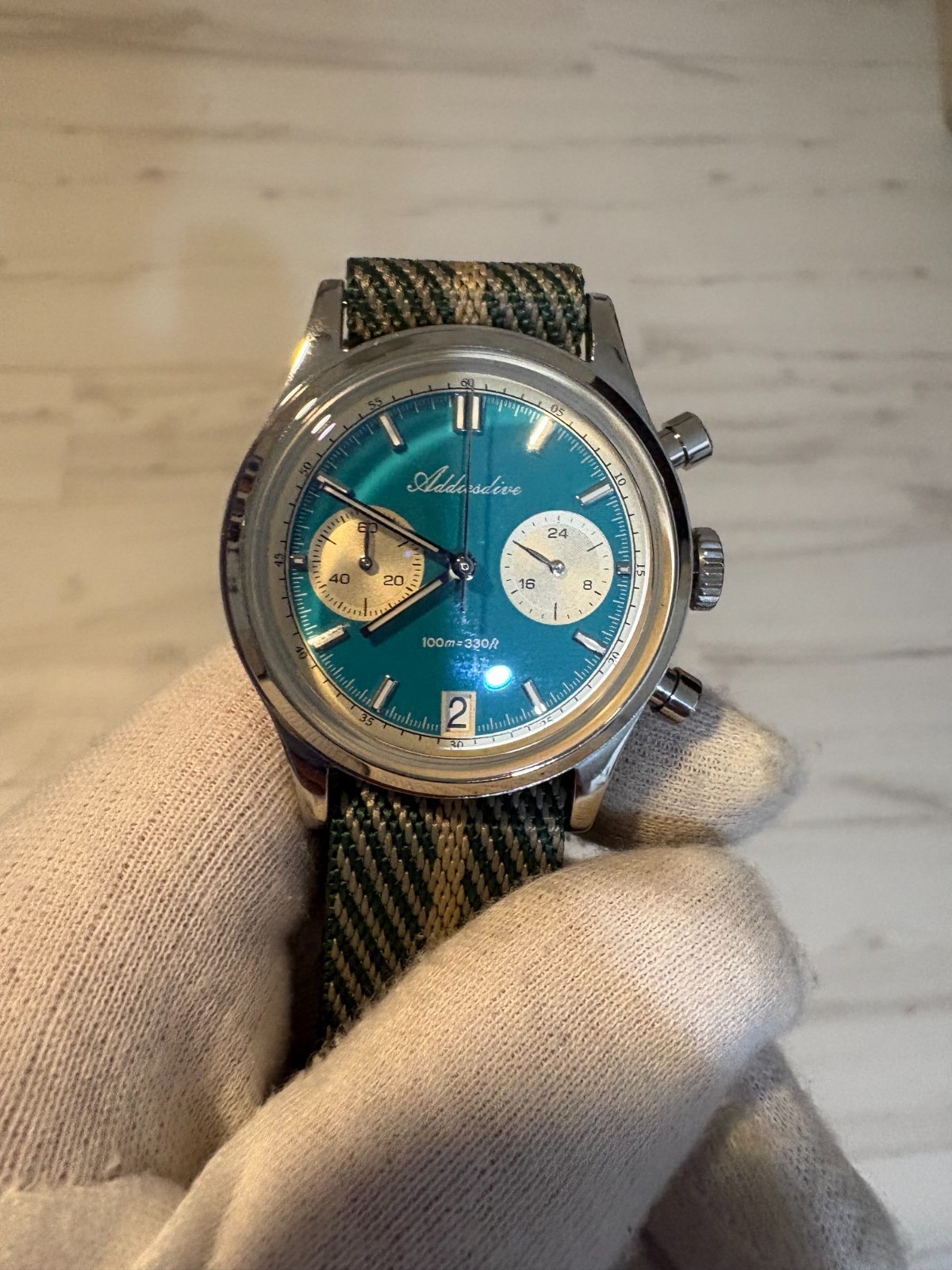 Addiesdive Chronograph Quartz 38MM Watch