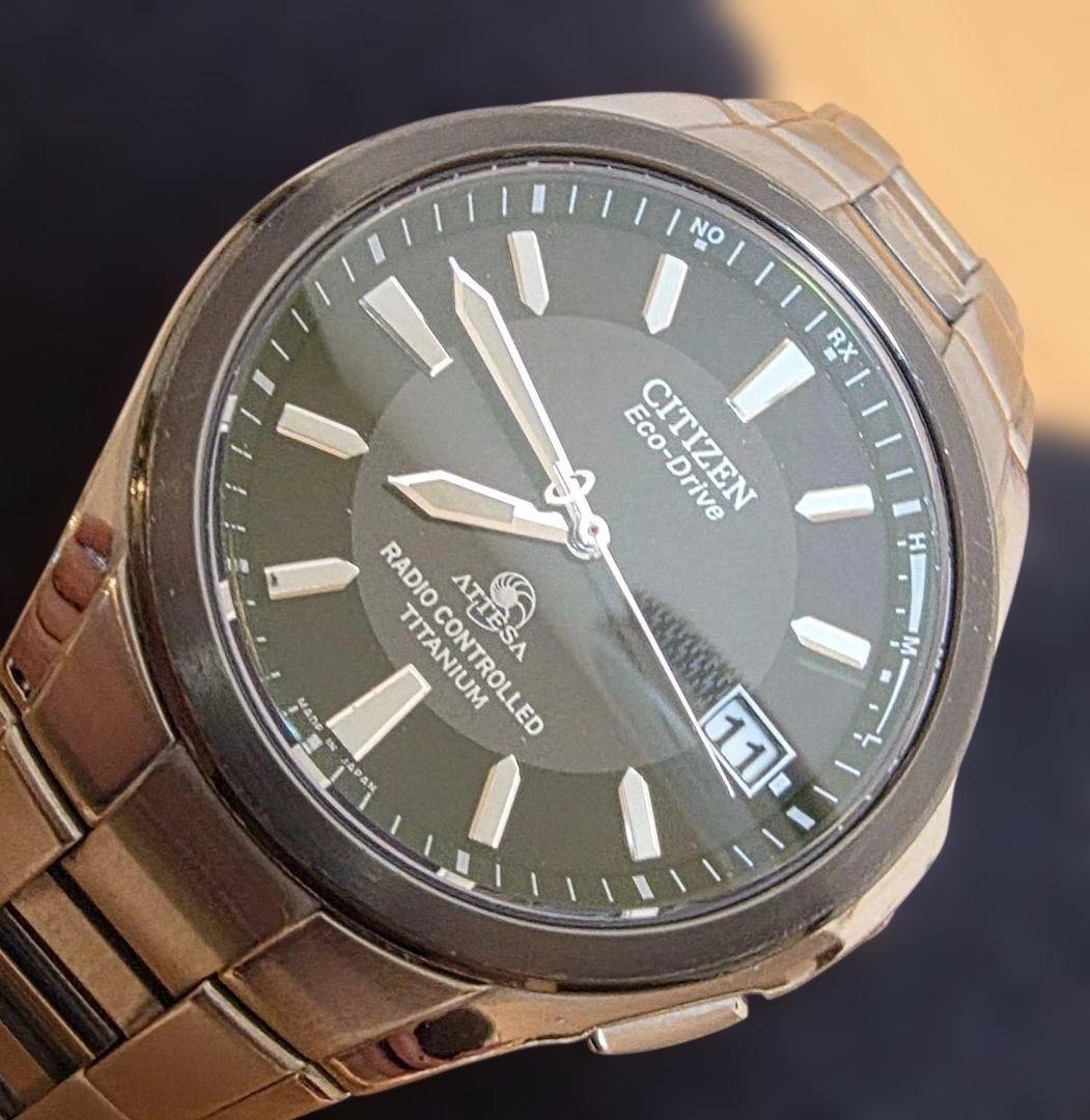 Limited Edition with Black Bezel New Battery CITIZEN Attesa Radio Solar
