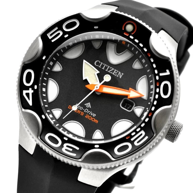 CITIZEN PROMASTER MARINE BN0230-04E Eco-Drive Diver’s Watch 200m Orca Black