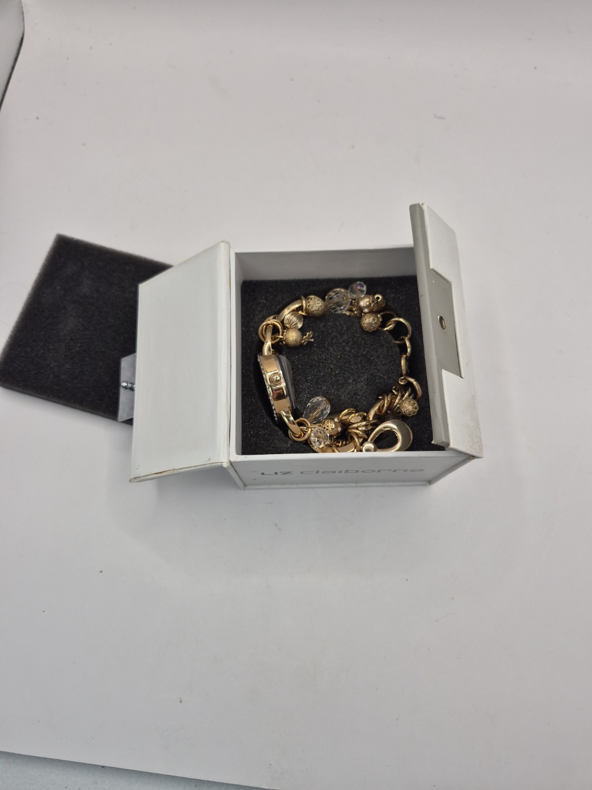 Liz Claiborne Rhinestone Watch Women 30 Meters/100 Feet Water Resistant