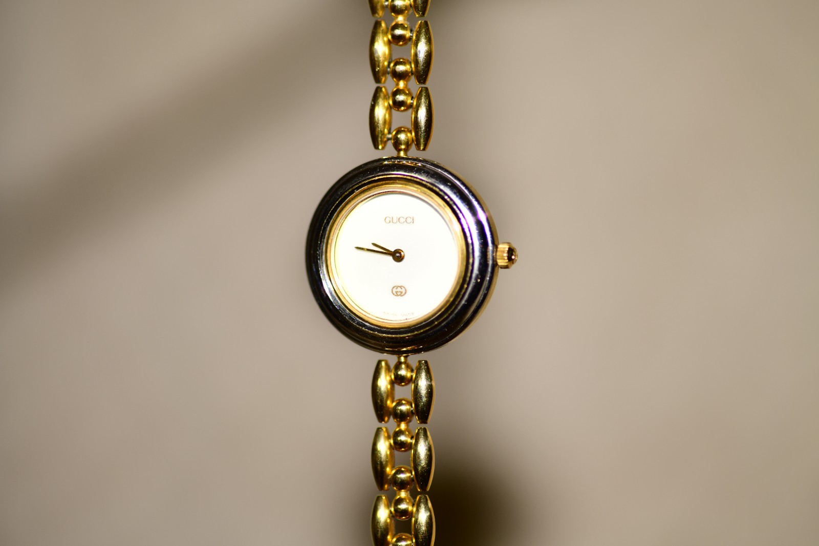GUCCI Stainless Steel 26mm Rice Link Quartz Watch