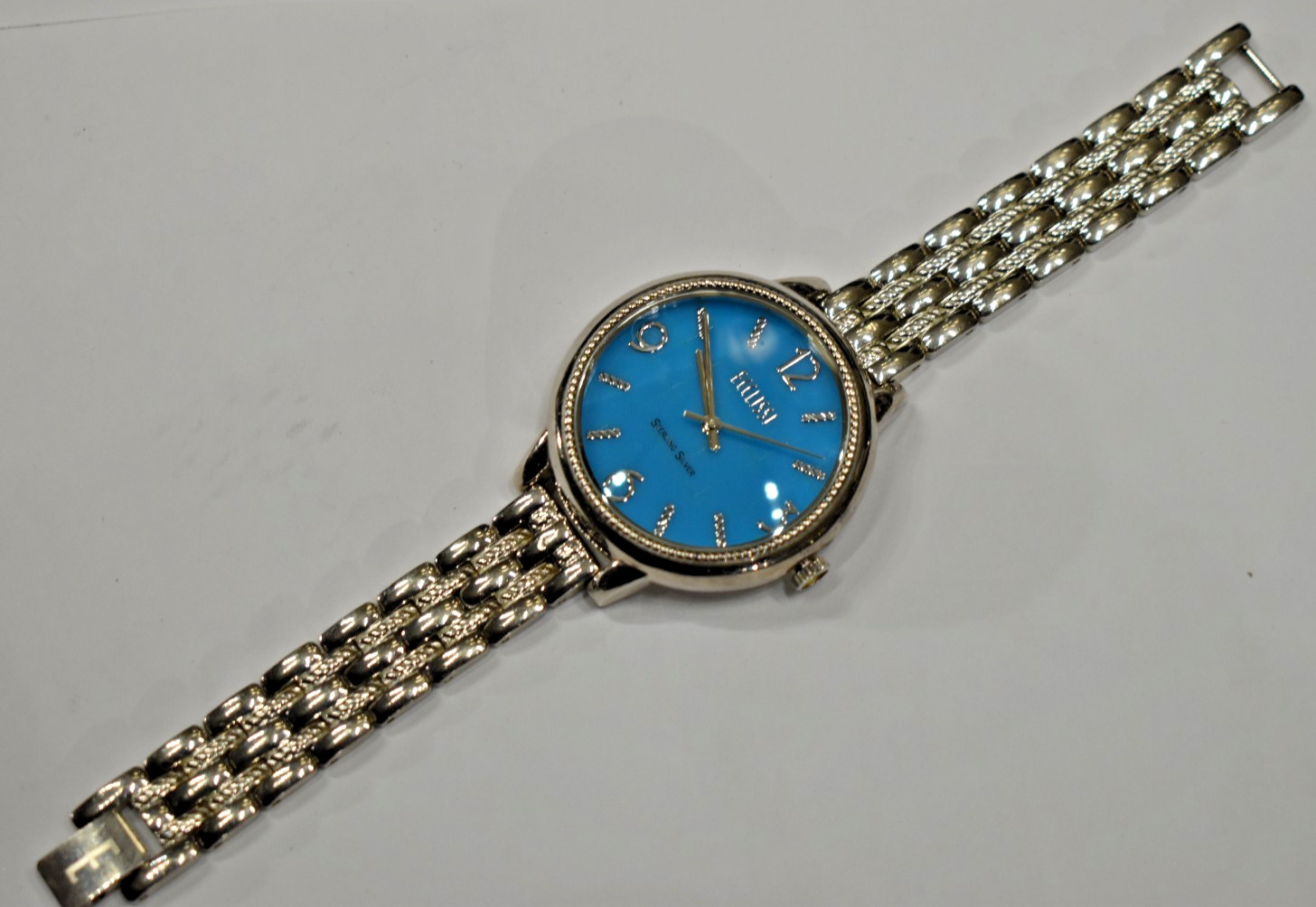 Ecclissi 925 Sterling Silver 33820 Turquoise Watch