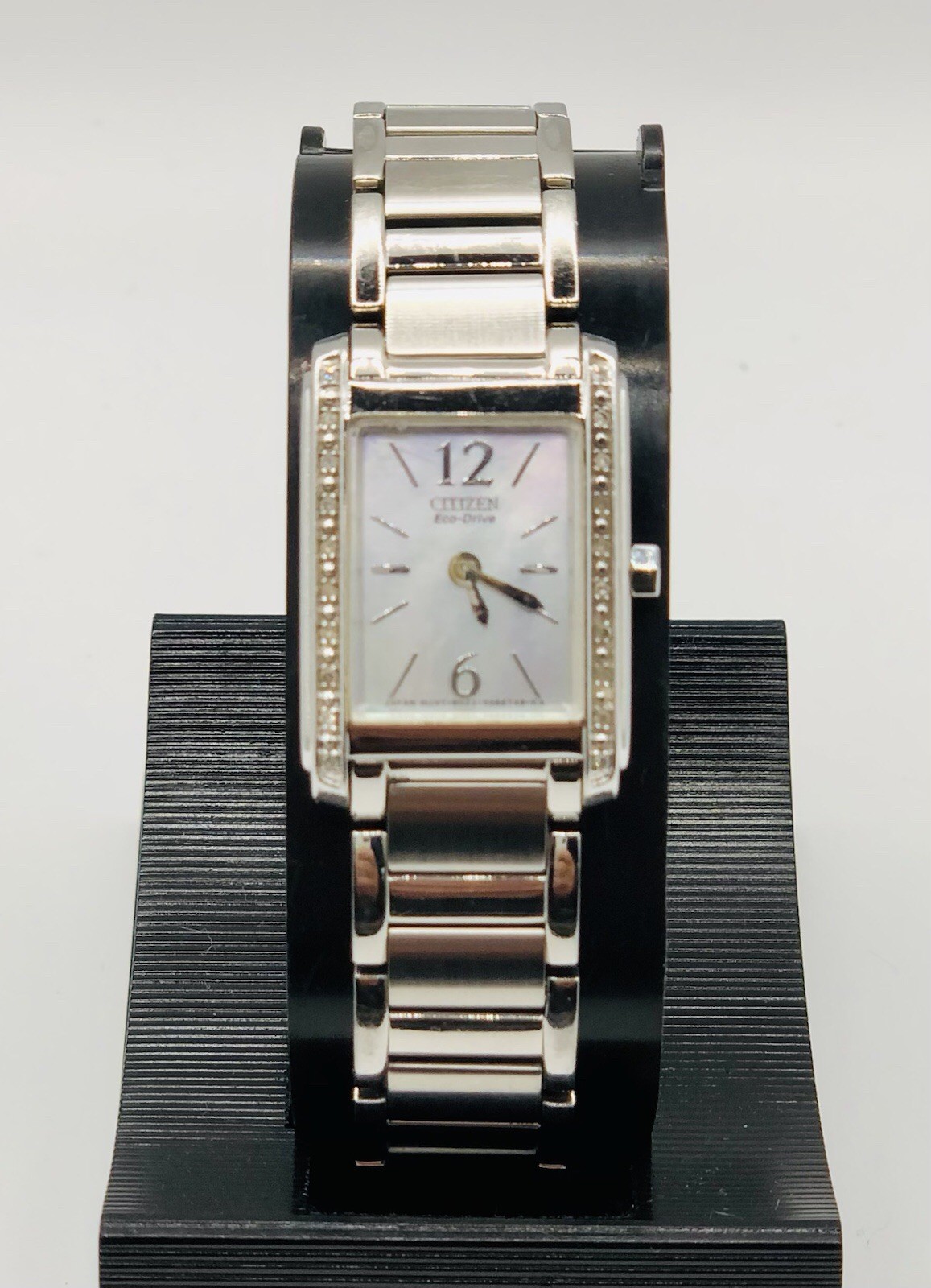 Citizen Eco-Drive Palidoro Women’s Dress Watch~Diamond Accent Bezel~Running ✅