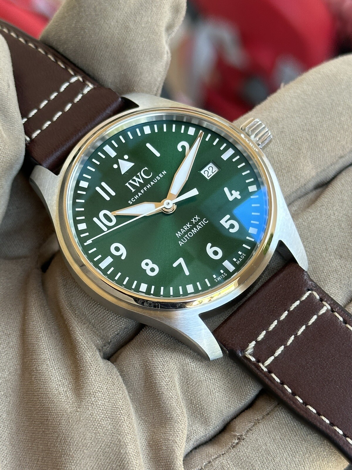 IWC IW328205 Mark XX Green, steel 40mm BNIB