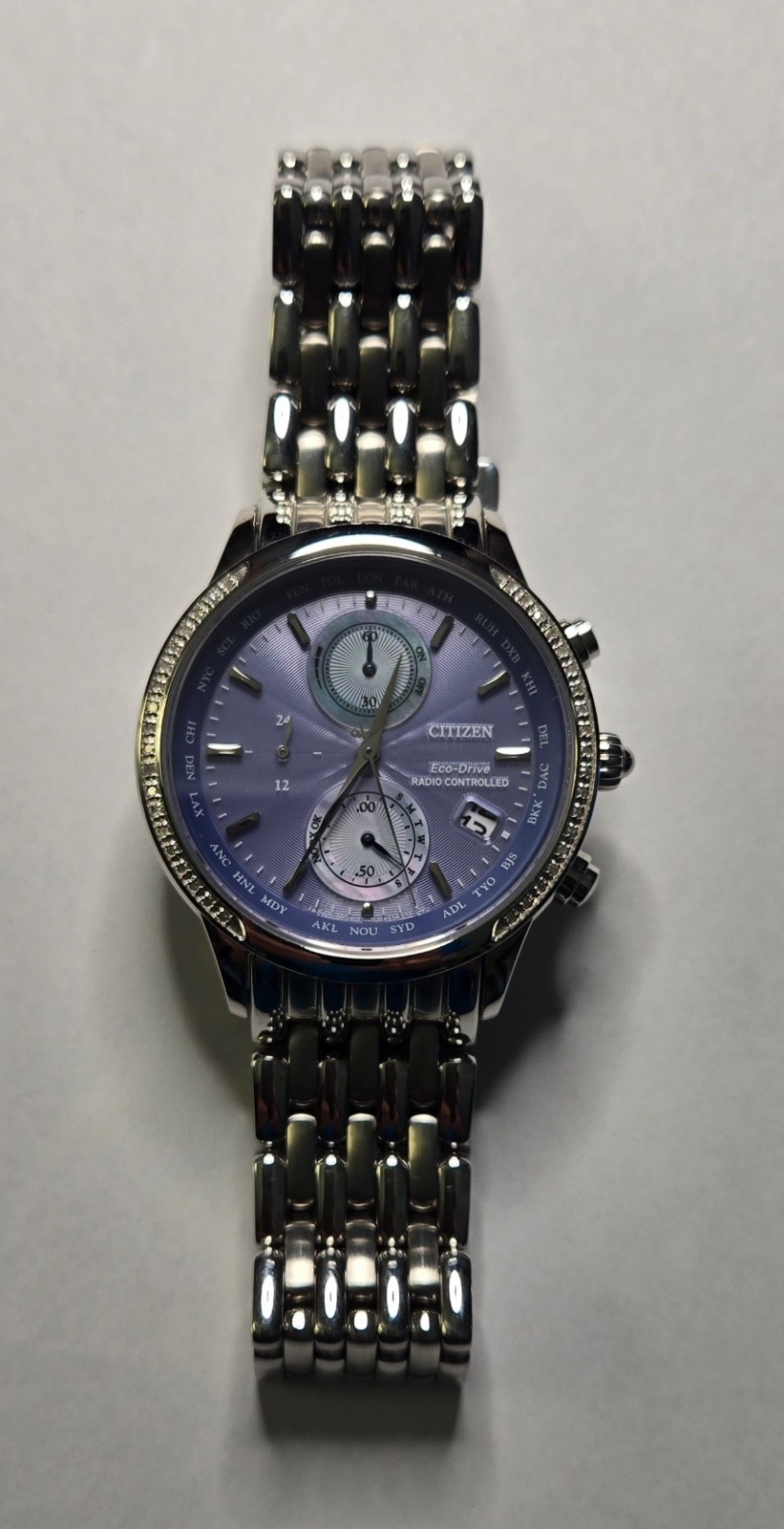 Citizen Watch Eco Drive Radio Controlled H804-S103614 – Women (World Time A-T)