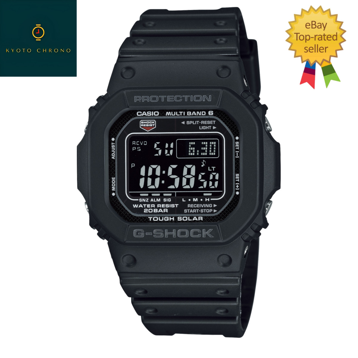CASIO G-SHOCK GW-M5610U-1BJF Black Tough Solar NEW Japan Watch