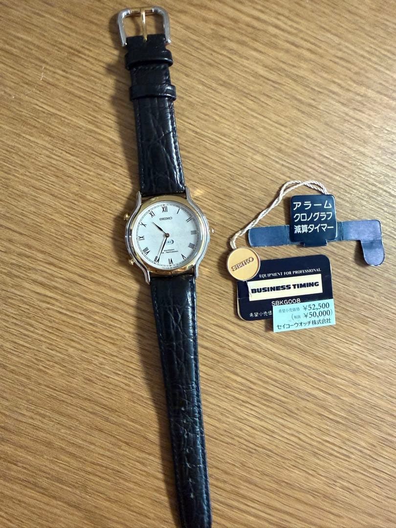 SEIKO 8M26-7060 EQUIPMENT FOR PROFESSIONAL Quartz 36mm Silver Dial Pre-Owned