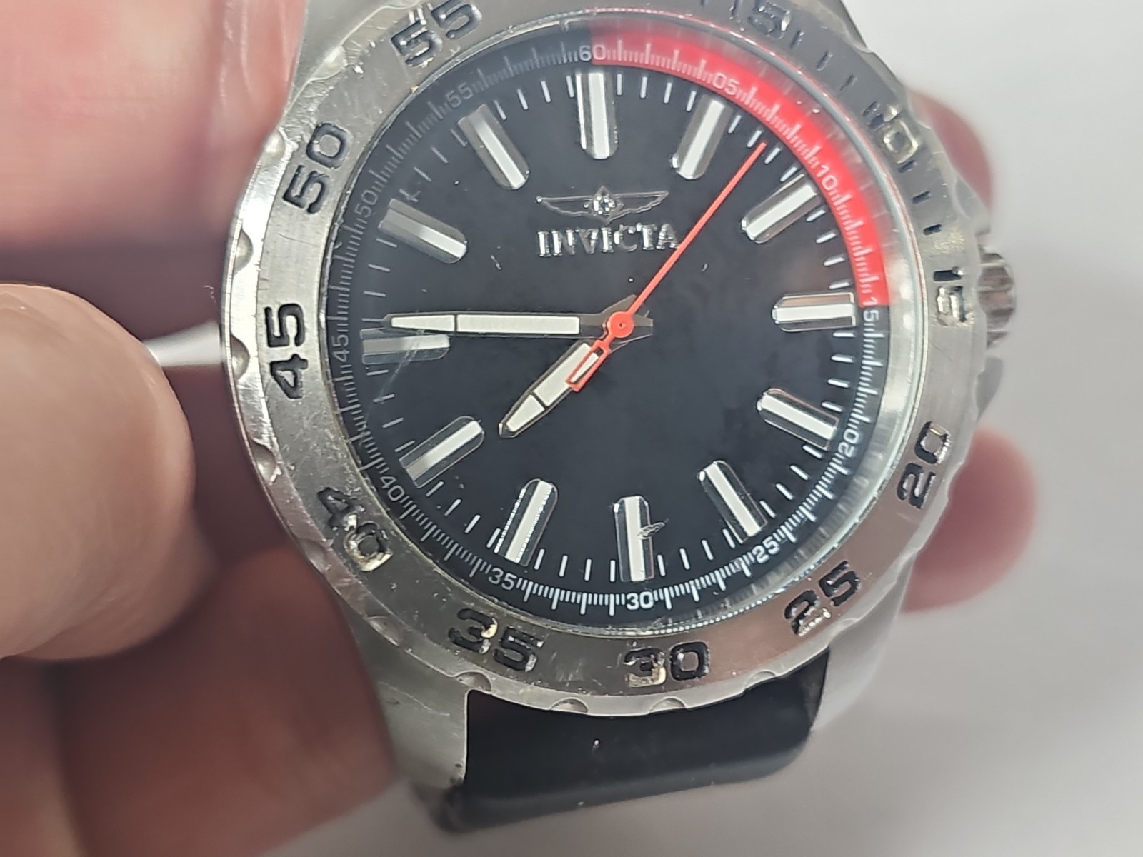 INVICTA 14mm PRO DIVER MASTER OF THE OCEANS WATCH – TRITNITE NIGHT GLOW No 21855