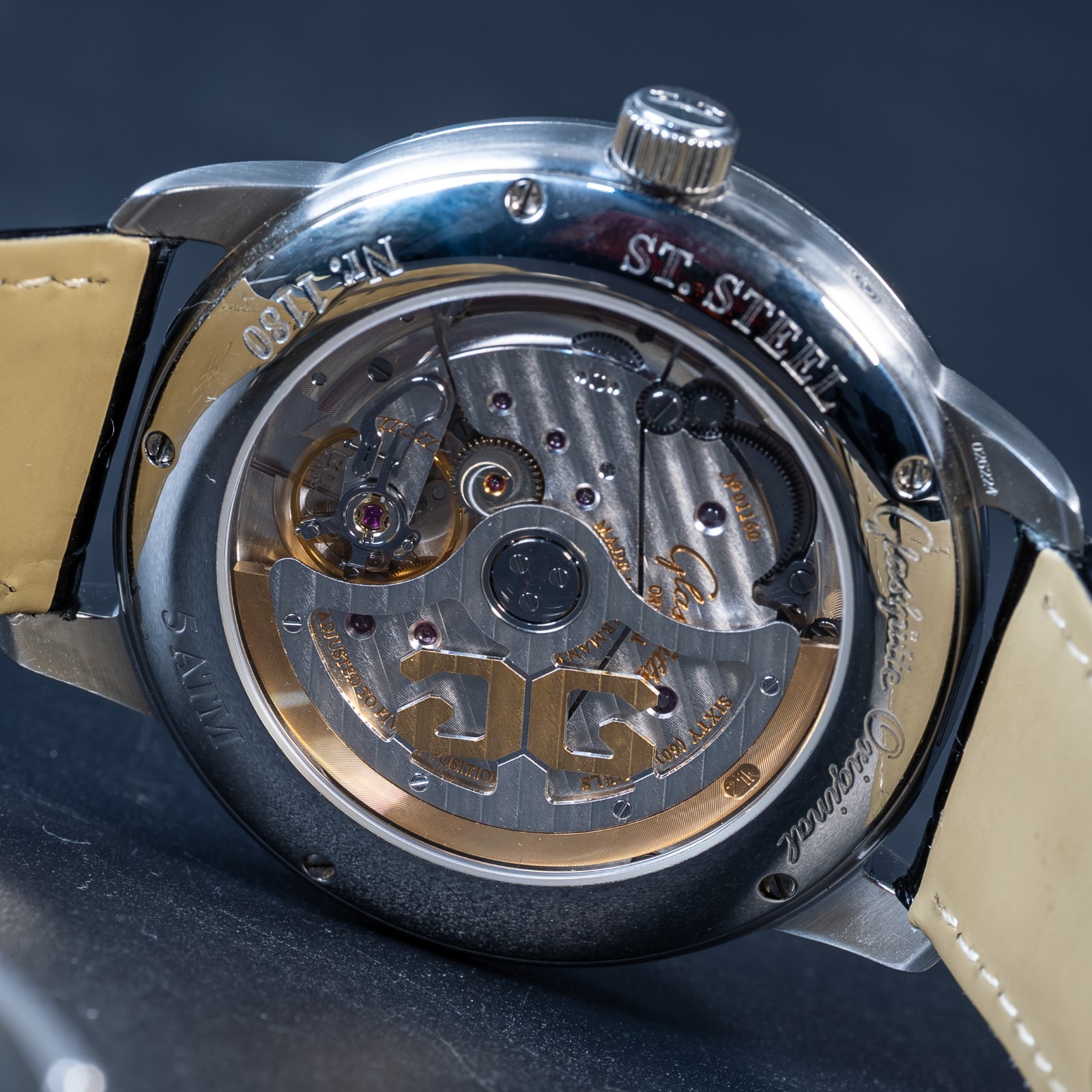 Glashütte Original Senator Observer 44mm Silver Dial 100-14-05-02-04 Complete