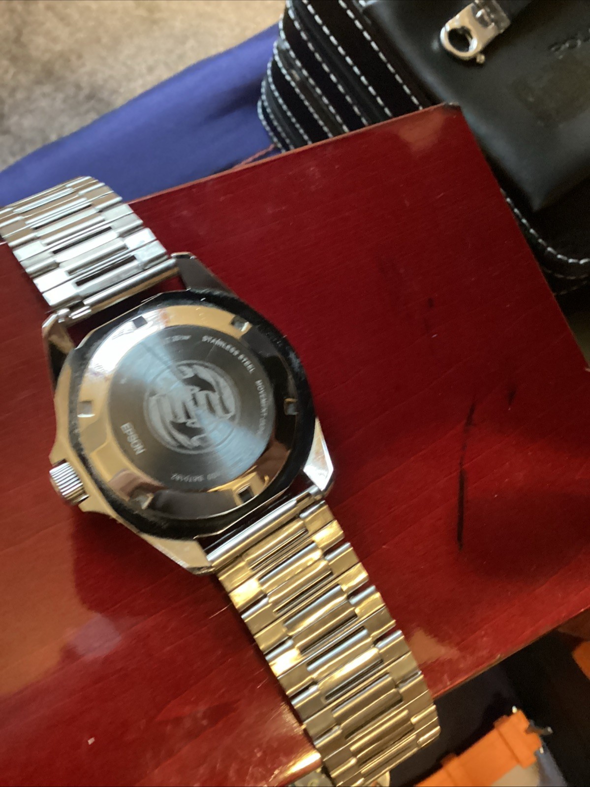 Orient AA02 41.5mm Blue Dial Automatic SS Case Watch (FAA02005D9) .
