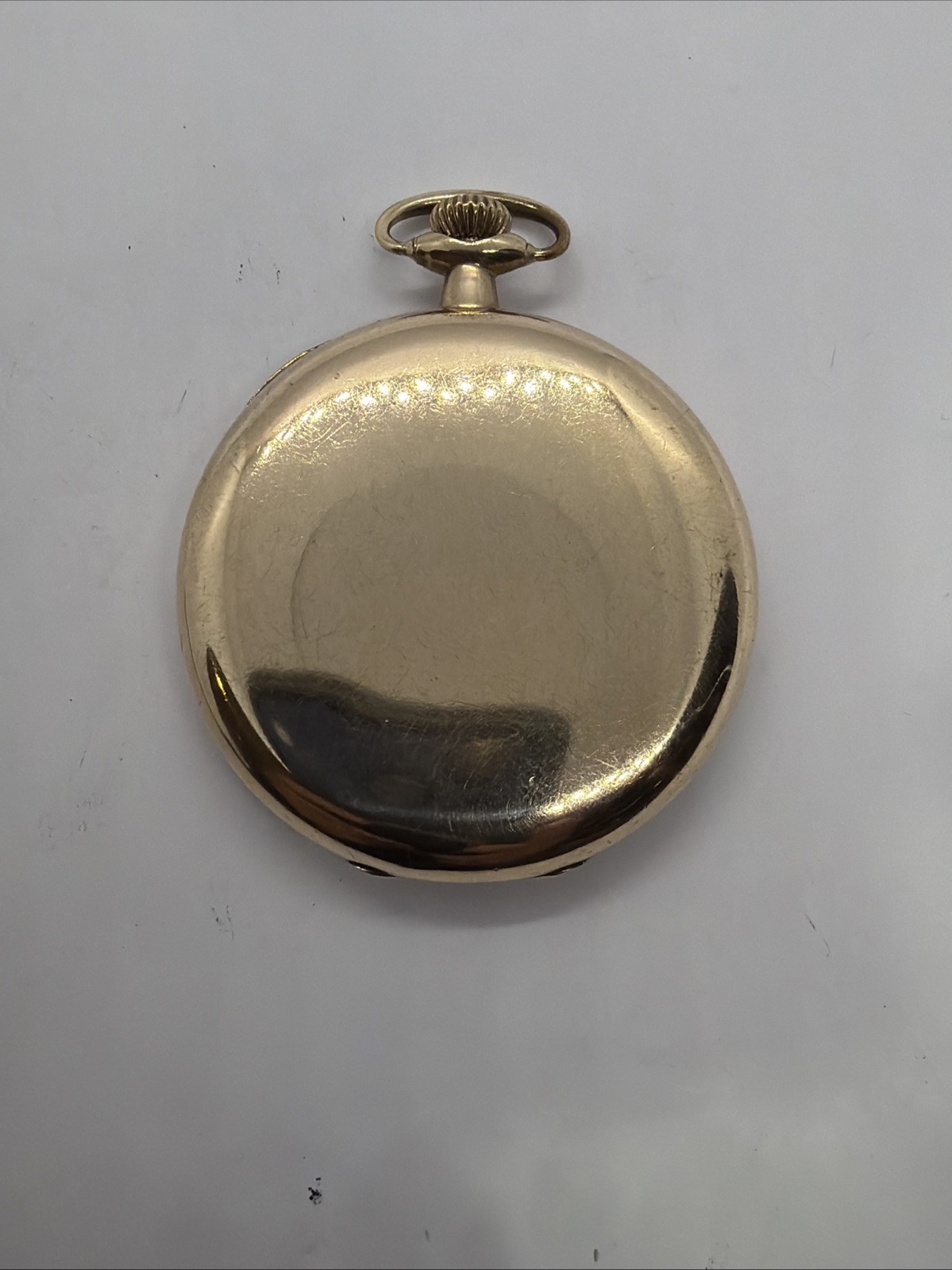 Hamilton Art Deco Pocket Watch Grd 910 17j 12s Nice 14k 25YR Gold Filled Runs