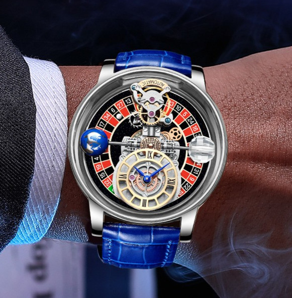 2024 PINDU Men’s Quartz Watch Celestial Series Personality Leisure Formal