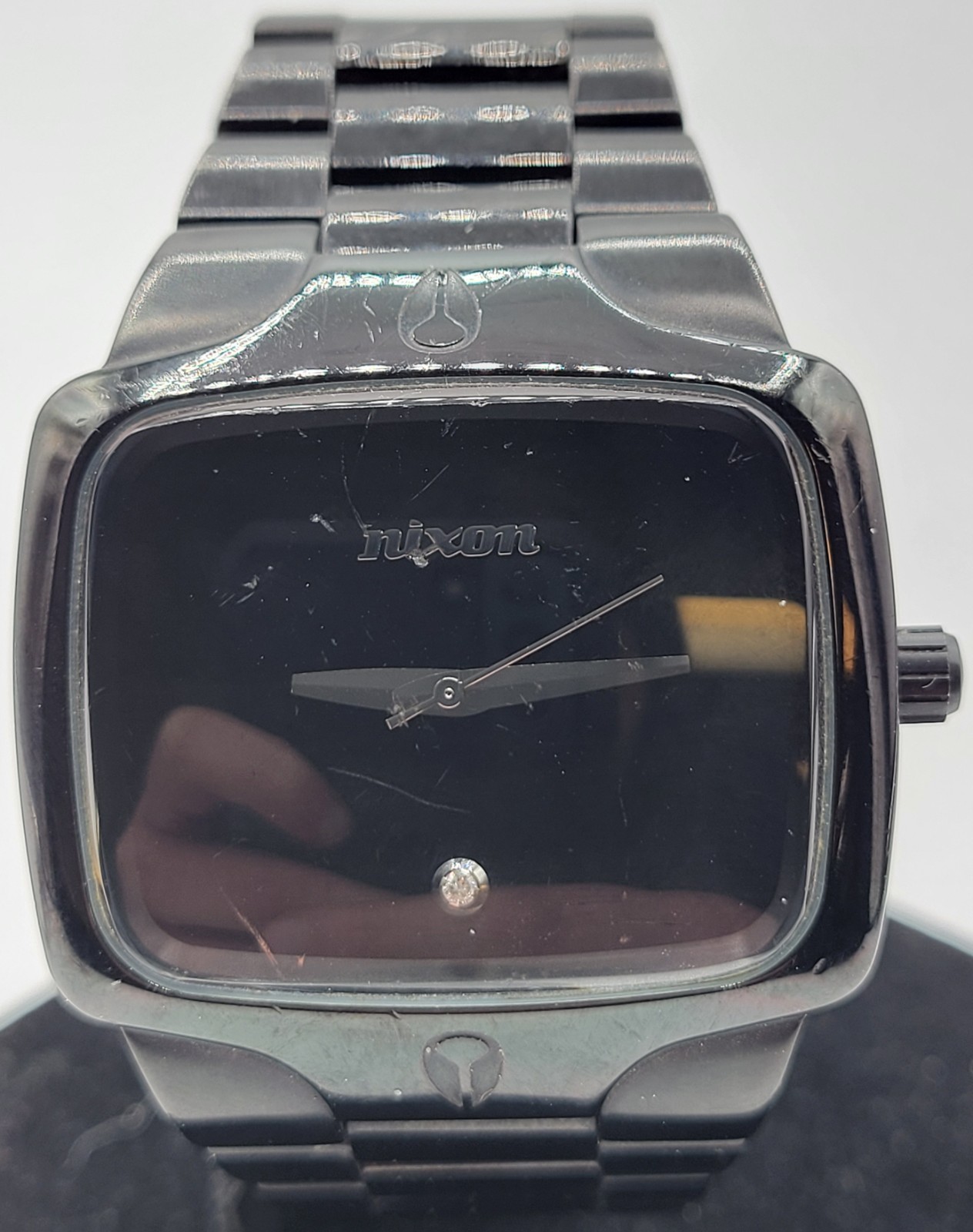 Black Nixon The Player Watch DAMAGED