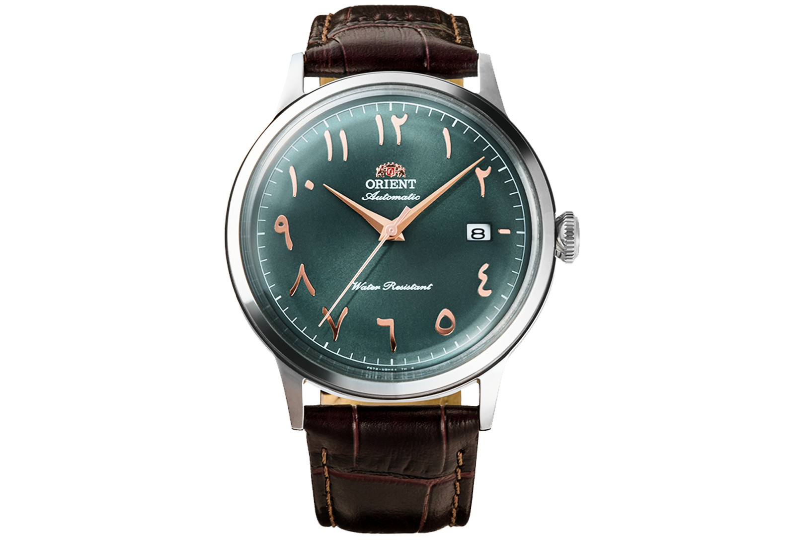 Open Box Orient Bambino Eastern Arabic Index 40.5mm RA-AC0035E30B RA-AC0035E