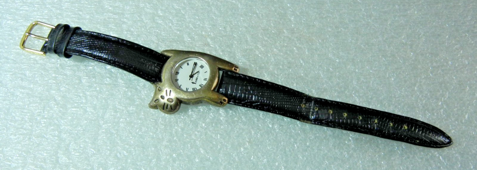 ANNI + CO Ladies .925 Sterling Silver Quartz CAT Watch with New battery