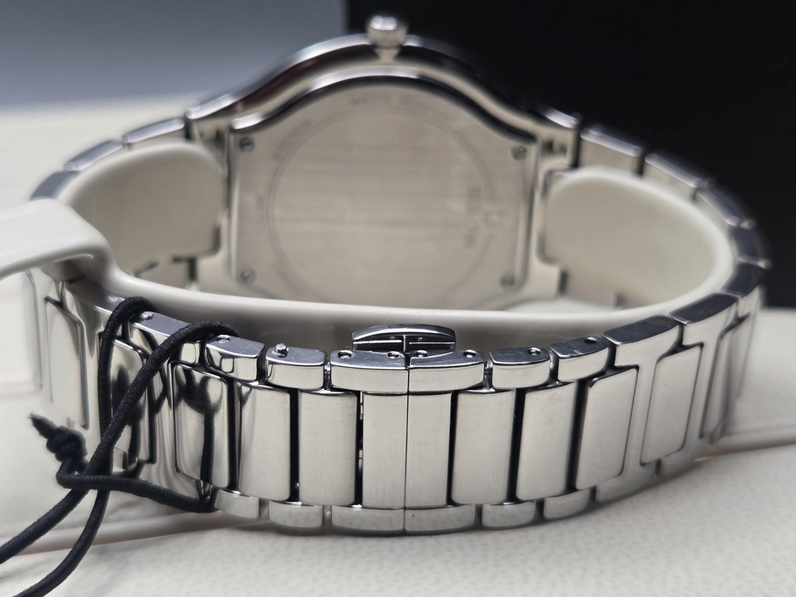 Bulova Men’s Millennia Modern Silver Stainless Steel Quartz Watch 43MM 96E117