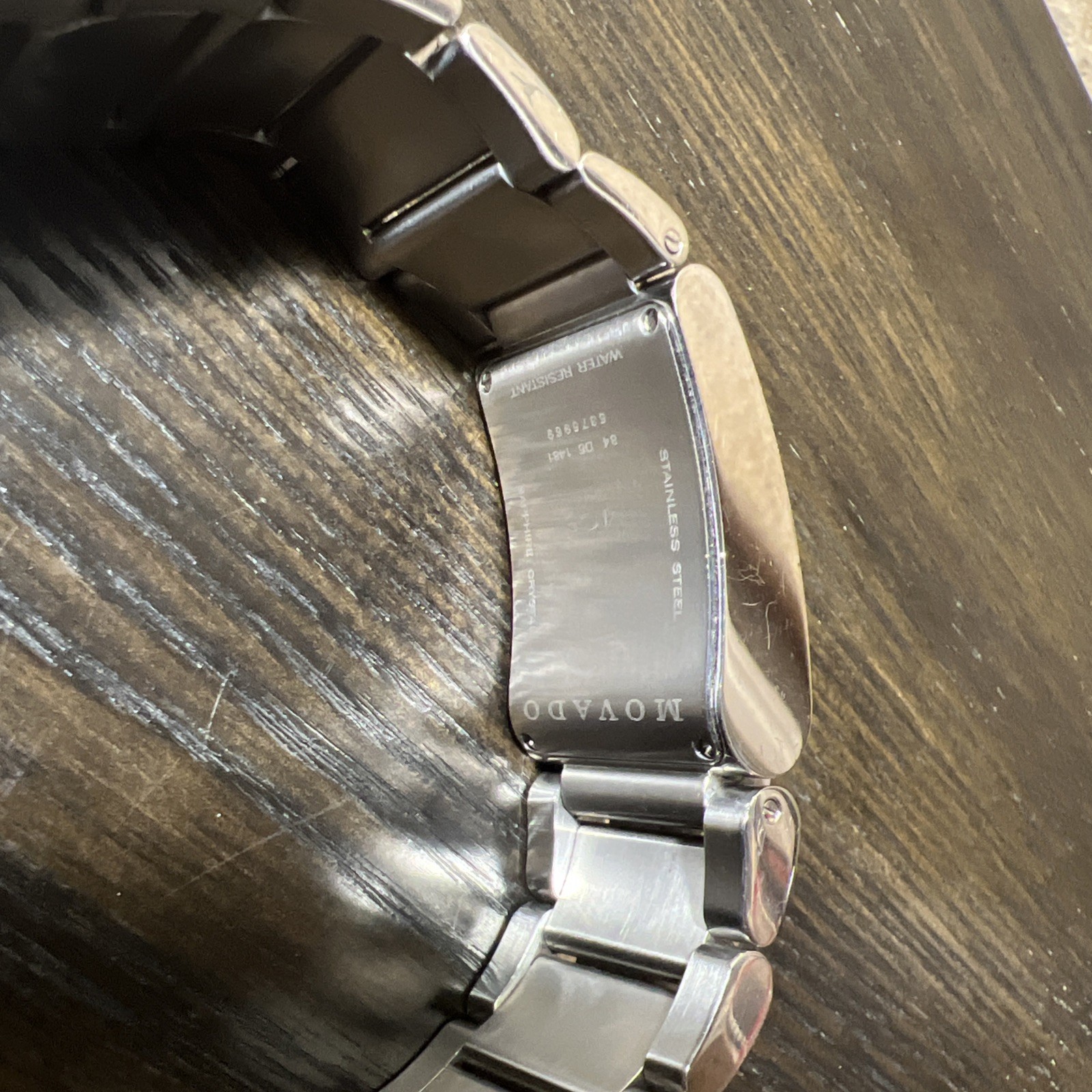 MOVADO Elliptica Quartz S-Steel Black Dial Men’s Watch