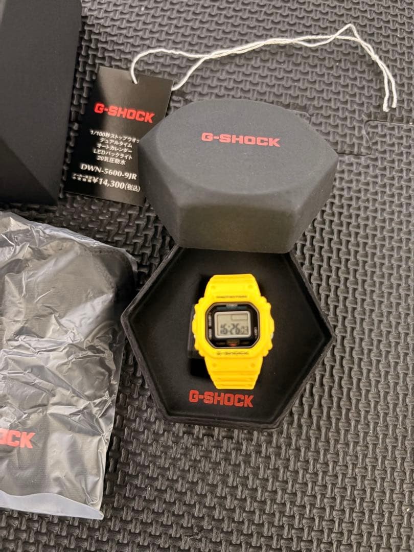 Casio G-SHOCK Nano DWN-5600-9JR Ring Watch Yellow Miniature JDM Japan Exclusive