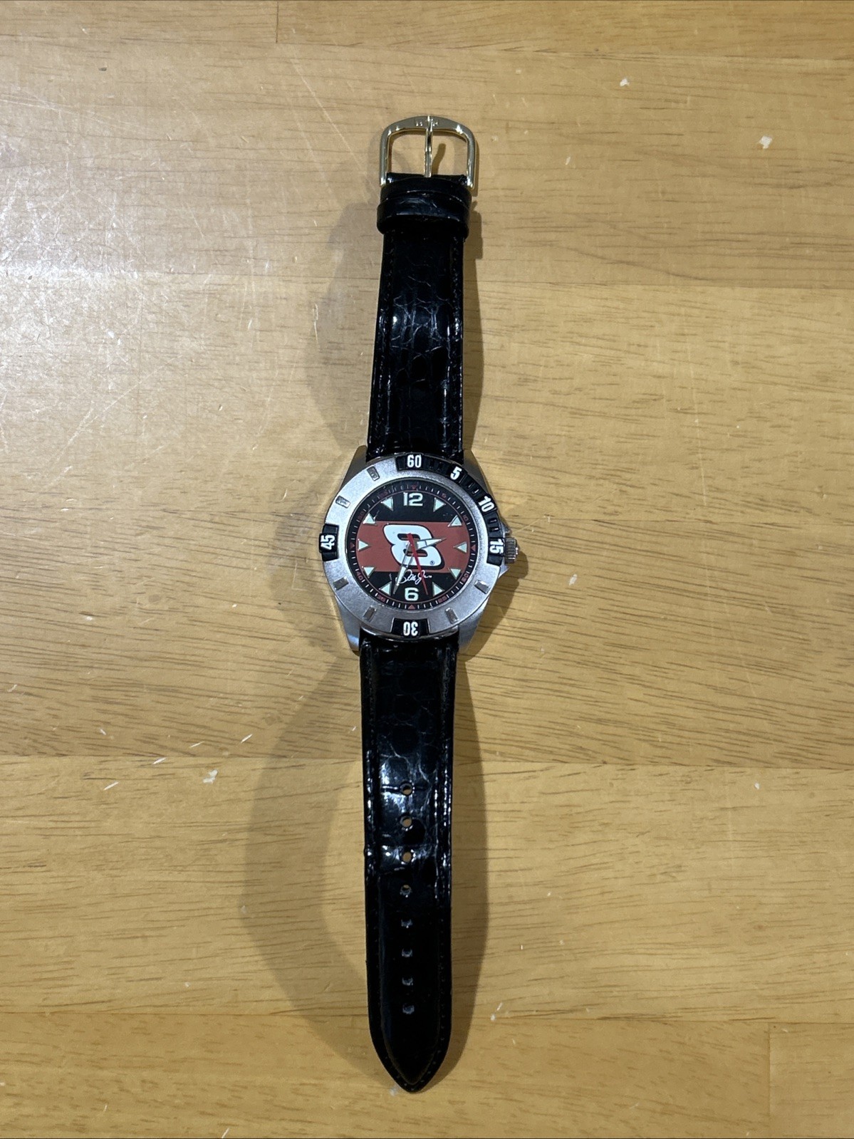 Dale Earnhardt Jr. #8 Men’s 42mm Silver Tone Wristwatch Used