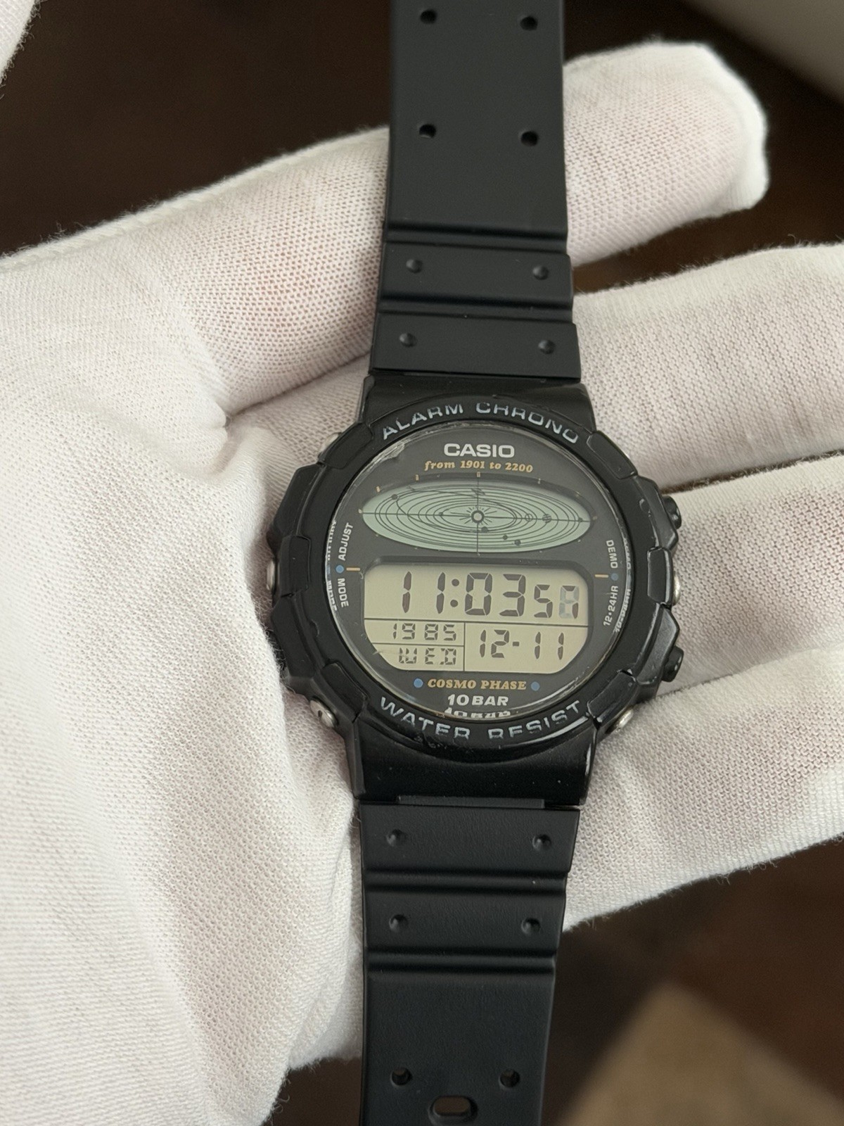 Rare Vintage Casio Cosmo Phase CGW-50 Men’s Digital Astronomy Sports Watch JDM