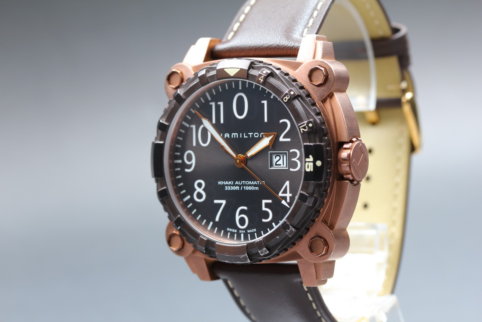 HAMILTON Khaki Below Zero H785250 49mm Date Automatic Men’s Watch [Near MINT]