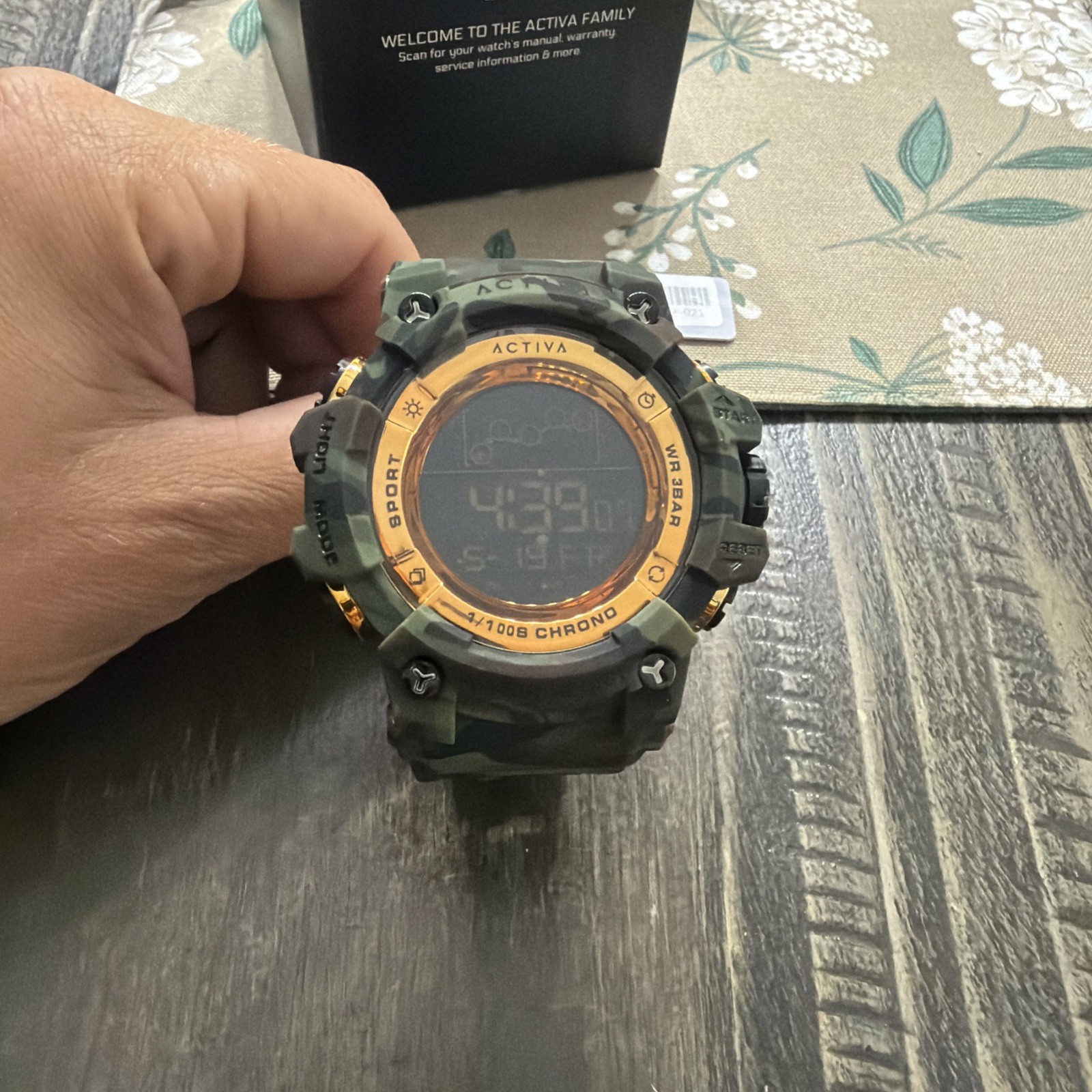 ACW8082-021 Activa X Invicta Unisex watch – Army Green, Camouflage – BRAND NEW