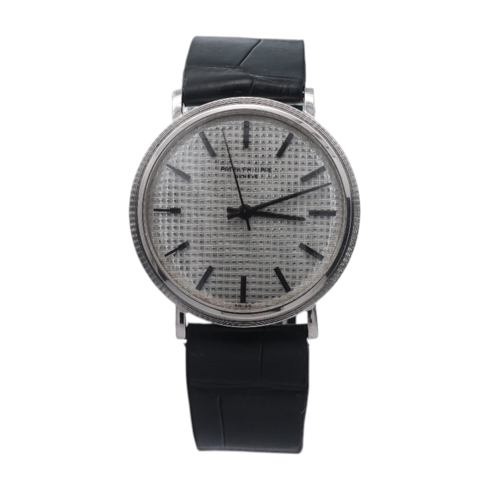 PATEK PHILIPPE 18CT WHITE GOLD CALATRAVA WATCH REFERENCE 3563/3