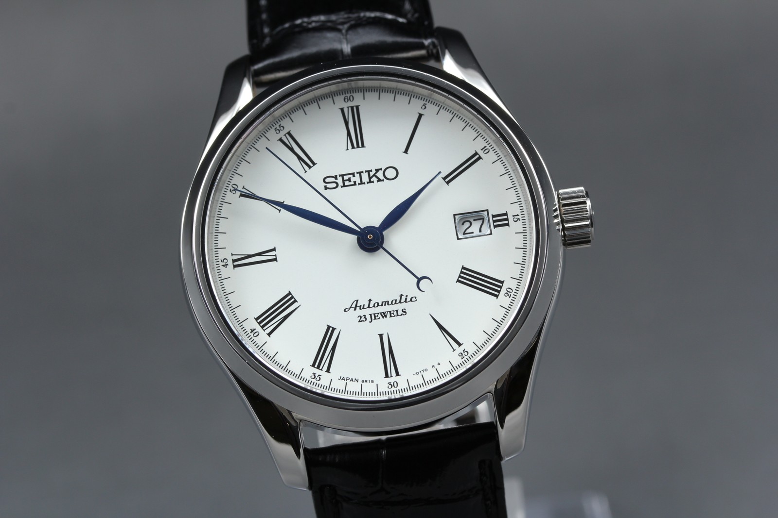 SEIKO Presage SARX019 White Automatic Date Sapphire Crystal Made in Japan Watch