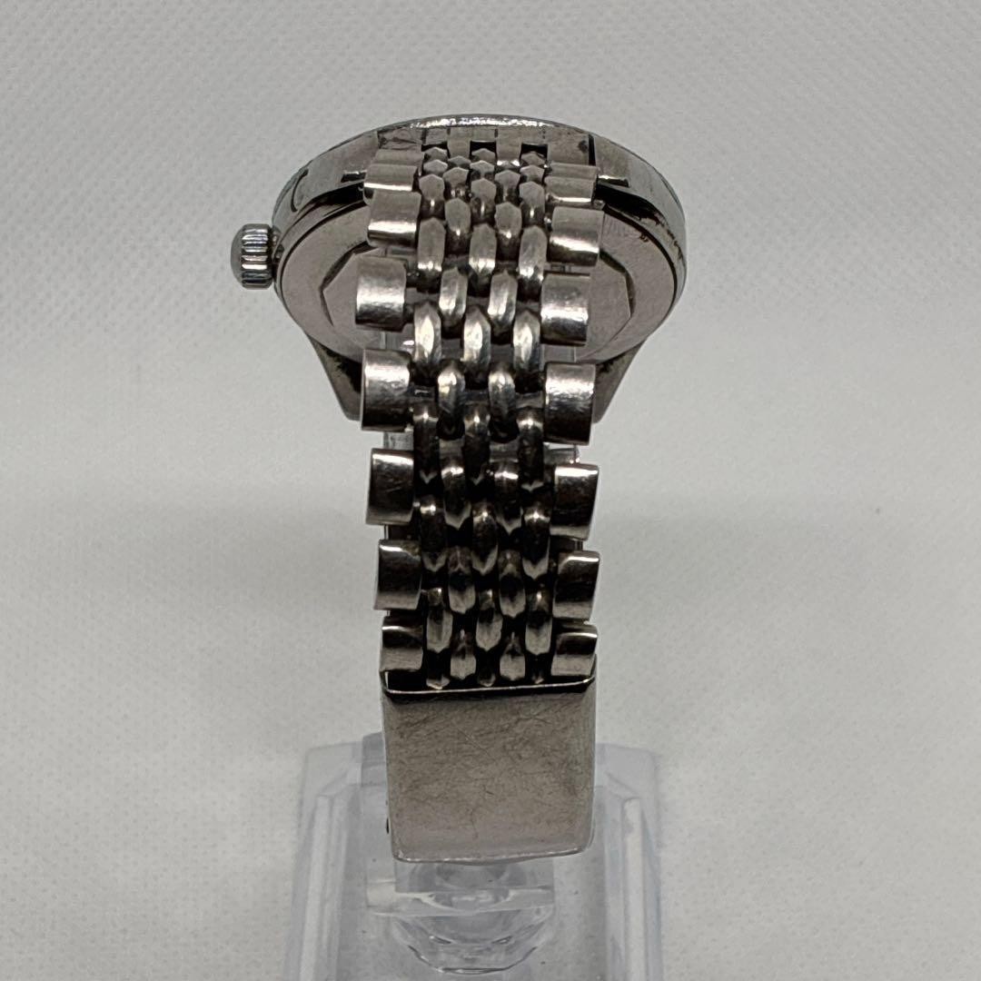 Orient Vintage 1960s Automatic Calendar Mens Watch Silver Japan 0713793